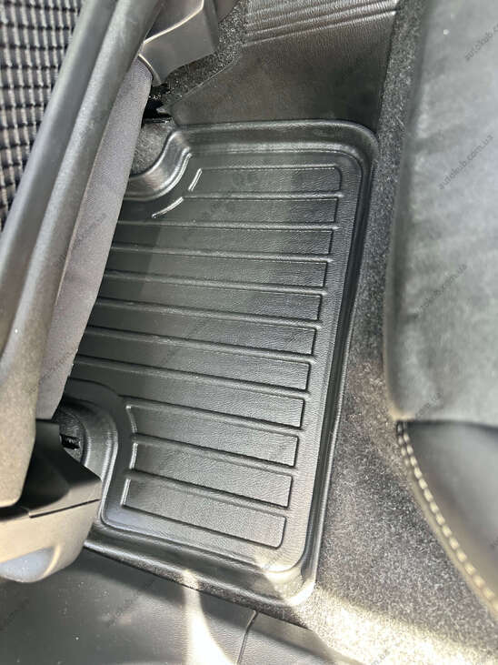 3D коврики Volvo XC40 Recharge 2020-... с бортиками 30 мм Stingray. Фото 5