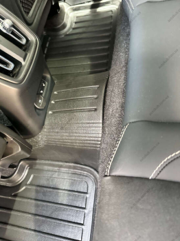 3D коврики Volvo XC40 Recharge 2020-... с бортиками 30 мм Stingray. Фото 6