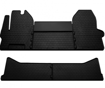 Гумові килимки Iveco Daily VI (double cab) (2014-…) комплект з 5 штук (Stingray)