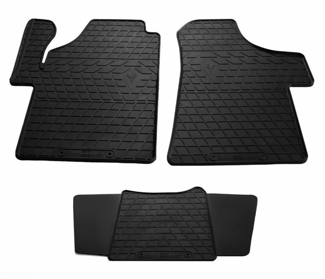 Резиновые коврики Mercedes Benz W639 Vito/Viano II 2003-2014 комплект из 3 штук Stingray