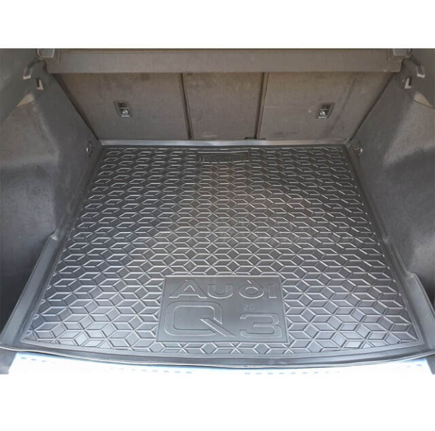 Коврик в багажник Audi Q3 (F3) (2019-...) Верхняя полка Резиновые Avto-Gumm. Фото 2