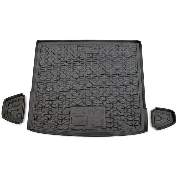 Коврик в багажник Audi Q3 (F3) (2019-...) Верхняя полка Резиновые Avto-Gumm