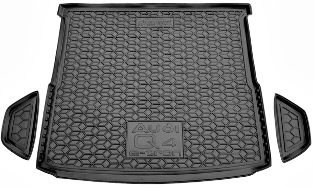 Коврик в багажник Audi Q4 E-tron (FZ) (2021-...) верхняя полка (Avto-Gumm). Фото 4