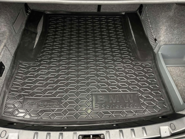 Килимок в багажник для BMW 3 (E90) (2004-2013) (Sedan) Avto-Gumm). Фото 5