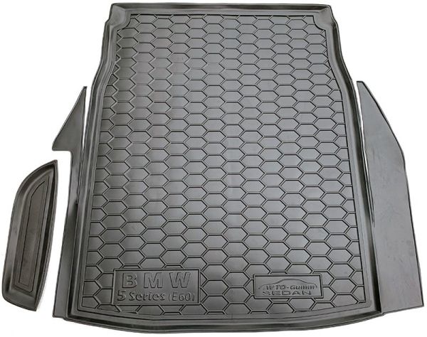 Килимок в багажник для BMW 5 (E60) 2003-2010 Sedan (Avto-Gumm)