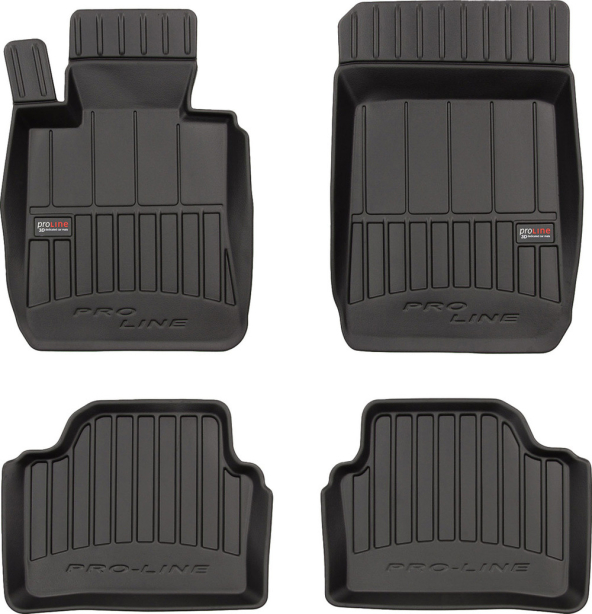 Гумові килимки в салон BMW 3-series (E90; E91; E92) 2004-2013 (задний привод) (Frogum Proline Premium)