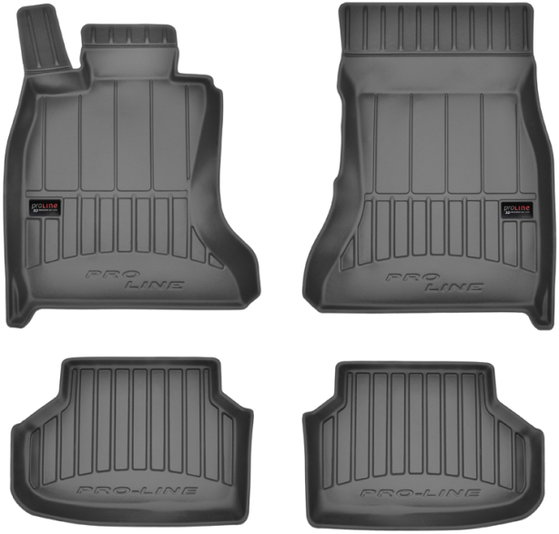 Резиновые коврики в салон BMW 7-series (F01) 2008-2015 (Frogum Proline Premium)