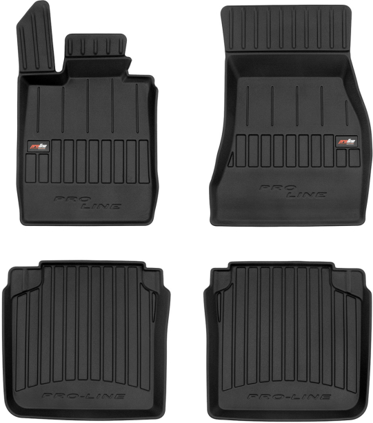 Резиновые коврики в салон BMW 7-series G12 long 2015-2022 без консоли Frogum Proline Premium