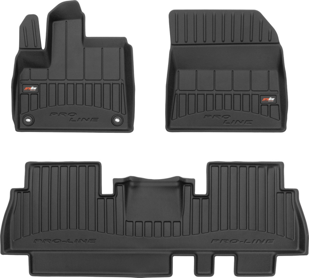 Гумові килимки в салон Citroen Berlingo (mkIII); Peugeot Rifter (mkI); Opel Combo (mkV)(E); Toyota ProAce City (mkI) 2018→ (пассажир без регулировок) (Frogum Proline Premium)