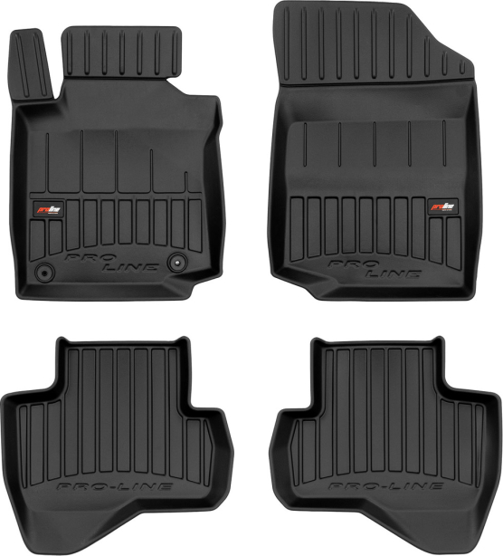 Резиновые коврики в салон Citroen C1 (mkI); Peugeot 107 (mkI); Toyota Aygo (mkI) 2005-2014 (Frogum Proline Premium)