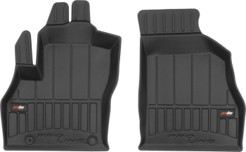 Гумові килимки в салон Citroen Nemo (mkI); Fiat Fiorino (mkIII); Peugeot Bipper (mkI) 2007-2021 (1 ряд) (Frogum Proline Premium)