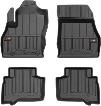 Гумові килимки в салон Citroen Nemo (mkI); Fiat Qubo (mkI); Peugeot Bipper (mkI) 2007-2021 (1-2 ряд) (Frogum Proline Premium)