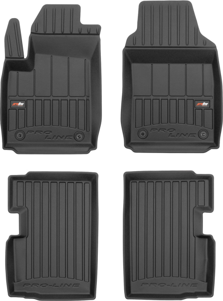 Гумові килимки в салон Fiat 500 (mkI) 2007→ (не гибрид) (Frogum Proline Premium)