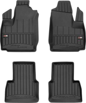 Гумові килимки в салон Fiat Doblo (mkI) 2000-2010 (1-2 ряд) (Frogum Proline Premium)