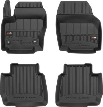 Резиновые коврики в салон Ford Mondeo (mkIV) 2007-2014 (между клипсами 25.5см) (Frogum Proline Premium)