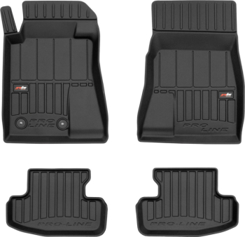 Резиновые коврики в салон Ford Mustang (mkVI) 2015-2023 (купе) Frogum Proline Premium