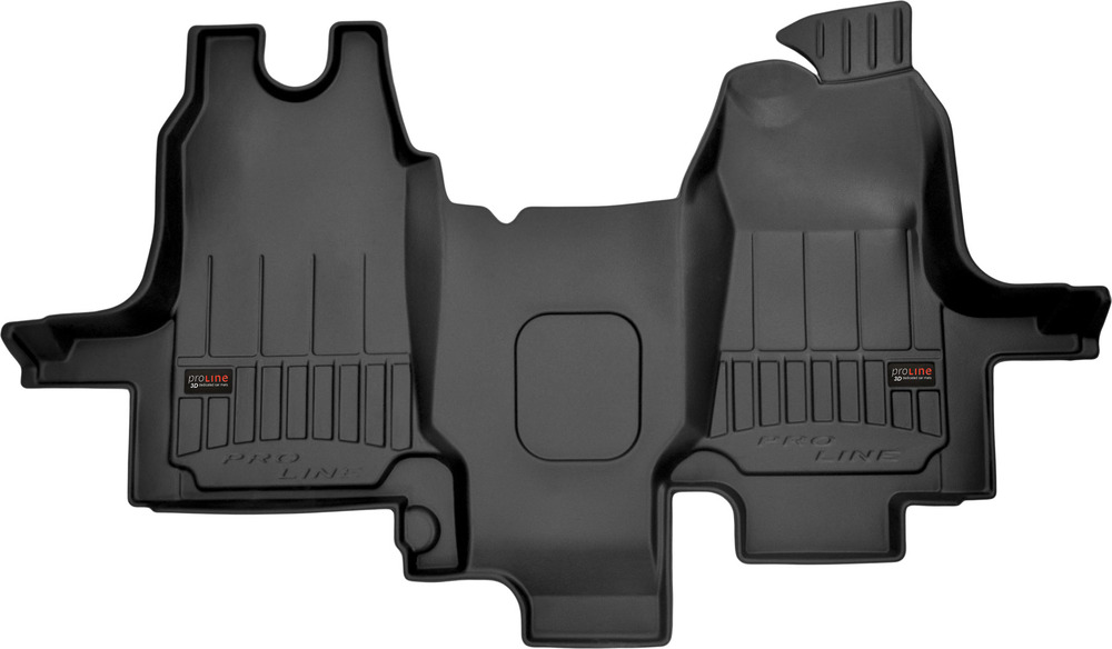 Гумові коврики в салон для  Ford Tourneo/Transit (mkVI-mkVII) 2000-2014 (коробка передач на полу)(1 ряд) (Frogum Proline Premium)