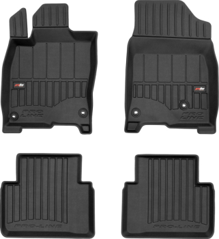 Резиновые коврики в салон Honda Civic (mkX) 2015-2022 (EU) (Frogum Proline Premium)