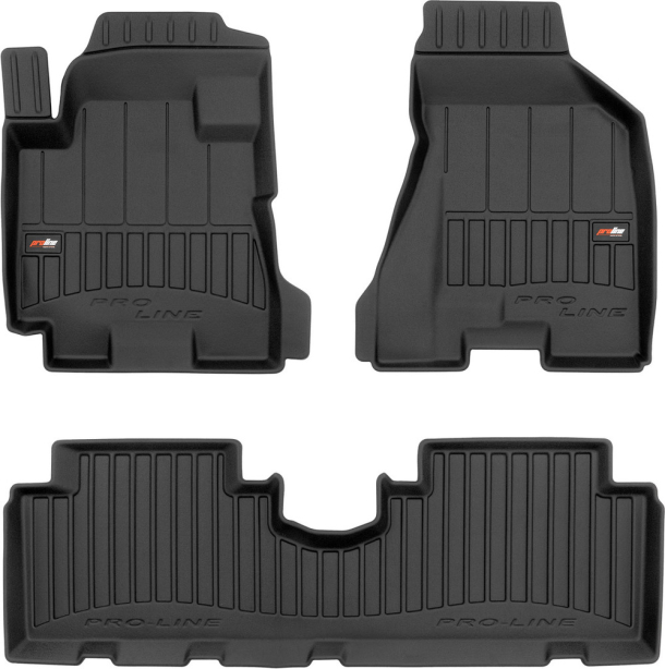 Резиновые коврики в салон Hyundai Tucson (mkI) 2004-2010 (без креплений) Frogum Proline Premium
