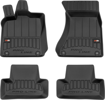Резиновые коврики в салон Audi Q5/SQ5 (mkI) 2008-2017 (Frogum Proline Premium)