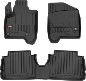 Резиновые коврики в салон Citroen C3 Picasso (mkI) 2008-2017 (Frogum Proline Premium)