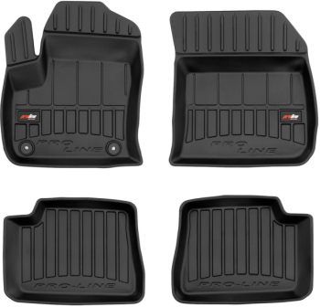 Гумові килимки в салон DS 3 (mkI) 2019→ (гибрид) (Frogum Proline Premium)