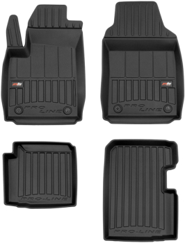 Гумові килимки в салон Fiat 500 (mkII) 2020→ (гибрид) (Frogum Proline Premium)