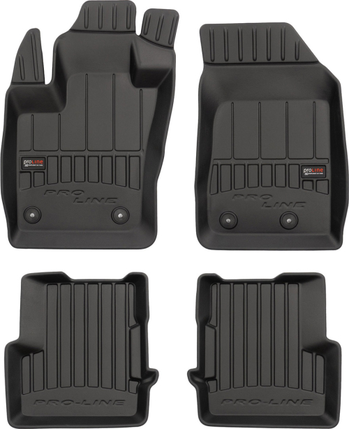 Гумові коврики в салон для Jeep Renegade (mkI) 2014-2023; Fiat 500X (mkI) 2014→ (Frogum Proline Premium)