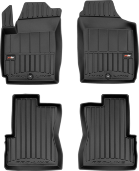 Резиновые коврики в салон Kia Picanto (mkI) 2003-2011 (Frogum Proline Premium)