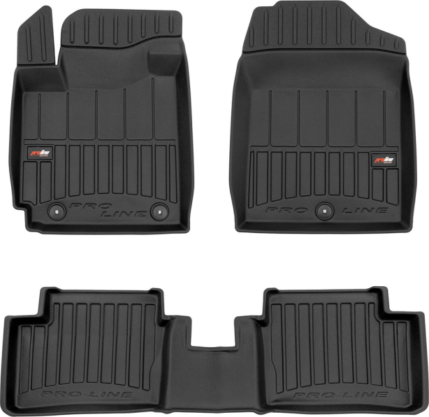 Резиновые коврики в салон Kia Picanto (mkII-mkIII) 2011→ (Frogum Proline Premium)