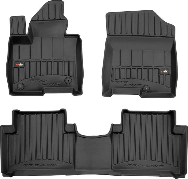 Резиновые коврики в салон Kia Sorento (mkIV) 2020→ (гибрид)(1-2 ряд) Frogum Proline Premium