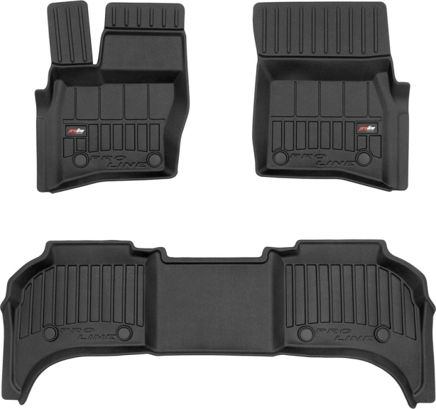 Резиновые коврики в салон Land Rover Defender (mkII)(L663) 2020→ (110)(5 мест)(1-2 ряд) Frogum Proline Premium
