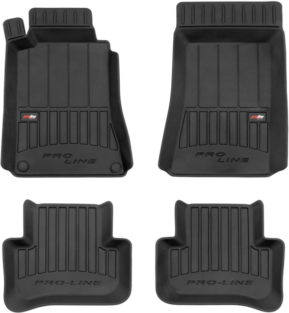 Резиновые коврики в салон Mercedes-Benz C-Class (W203) 1999-2007 (Frogum Proline Premium)