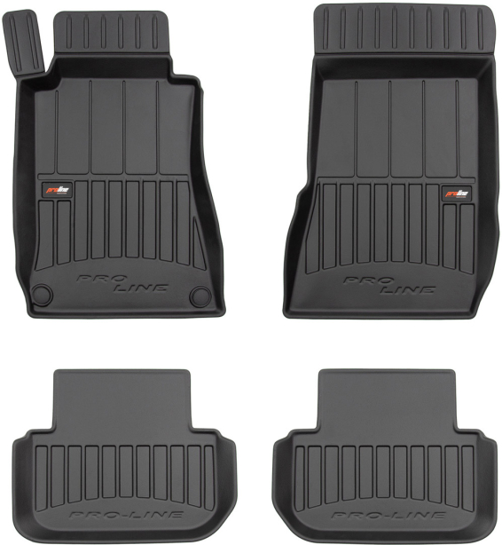 Резиновые коврики в салон Mercedes-Benz CLK-Class (C209) 2001-2009 (Frogum Proline Premium)