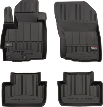 Гумові килимки в салон Mitsubishi ASX (mkI) 2010-2023; Citroen C4 Aircross (mkI) 2012-2017; Peugeot 4008 (mkI) 2012-2017 (Frogum Proline Premium)