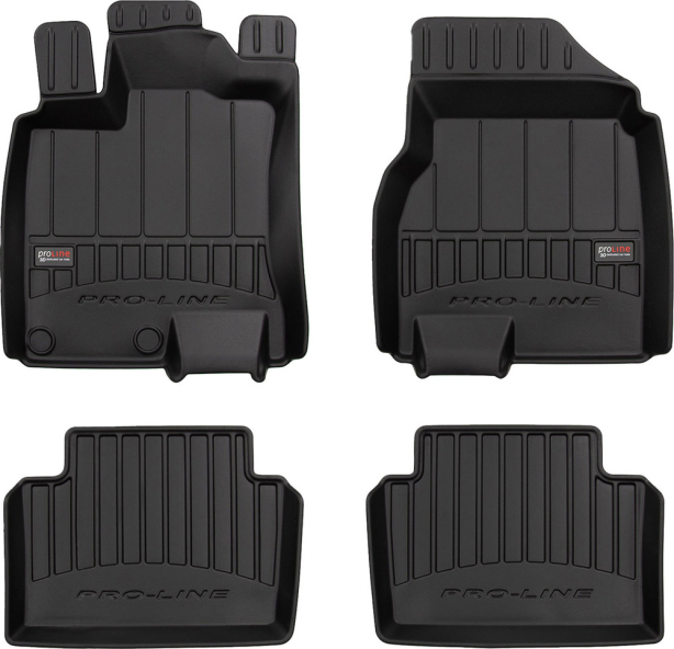 Резиновые коврики в салон Nissan Qashqai (mkI) 2006-2013 с обдувом на 2 ряд Frogum Proline Premium