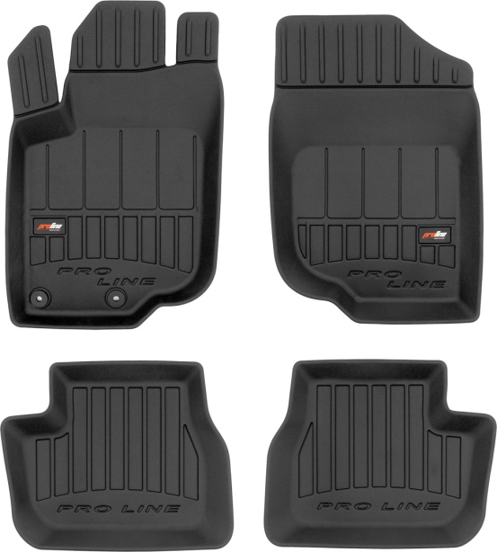 Резиновые коврики в салон Peugeot 207 (mkI) 2006-2014 (Frogum Proline Premium)