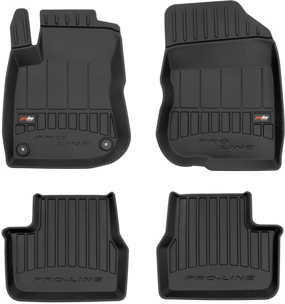 Резиновые коврики в салон Peugeot 208 (mkI) 2012-2019 / 2008 (mkI) 2013-2019 (Frogum Proline Premium)