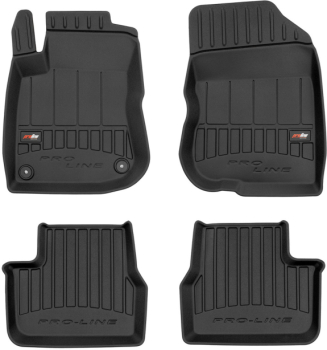 Резиновые коврики в салон Peugeot 208 (mkI) 2012-2019 / 2008 (mkI) 2013-2019 (Frogum Proline Premium)