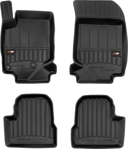 Гумові килимки в салон Peugeot 208 (mkII) 2019→; Opel Corsa (mkVI)(F) 2019→; DS 3 (mkI) 2018→ (Frogum Proline Premium)