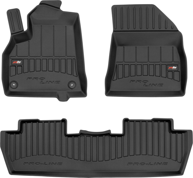 Резиновые коврики в салон Peugeot 5008 (mkI) 2009-2016 (Frogum Proline Premium)