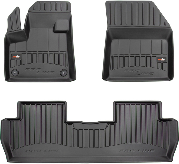 Резиновые коврики в салон Peugeot 5008 (mkII) 2017-2024 (Frogum Proline Premium)