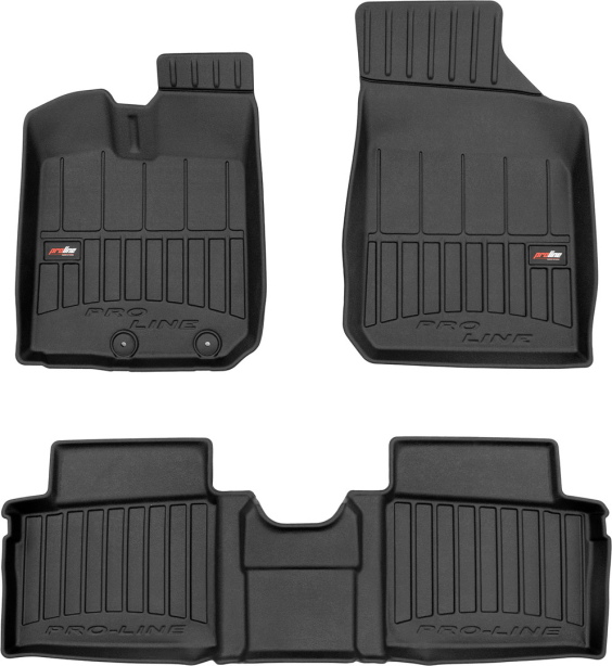 Гумові килимки в салон Renault City K-ZE (mkI) 2019→; Dacia Spring (mkI) 2021→ (Frogum Proline Premium)