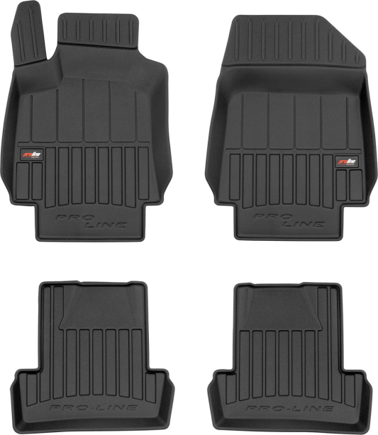 Резиновые коврики в салон Renault Clio (mkIII) 2005-2014 (Frogum Proline Premium)