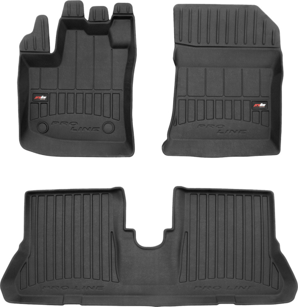 Гумові килимки в салон Renault Dokker (mkI) 2012-2021; Dacia Dokker (mkI) 2012-2021 (1-2 ряд) (Frogum Proline Premium)