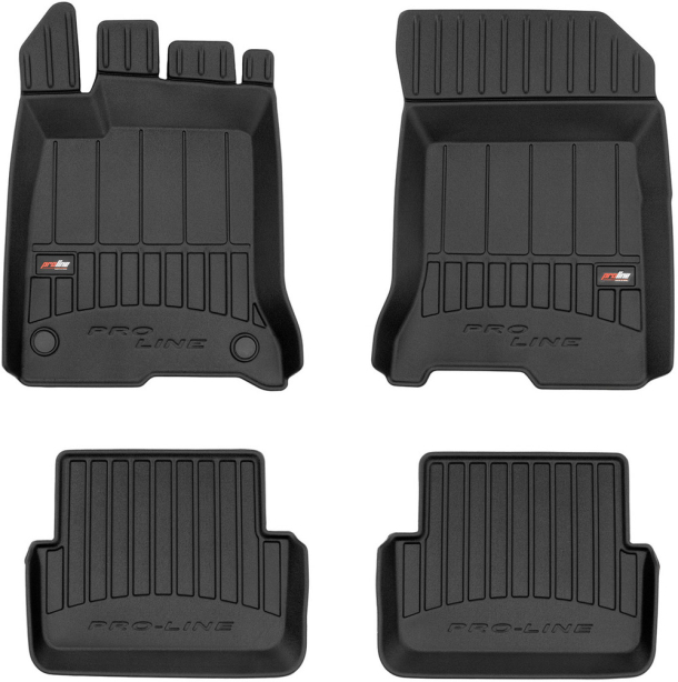 Резиновые коврики в салон Renault Laguna (mkIII) 2007-2015 (Frogum Proline Premium)