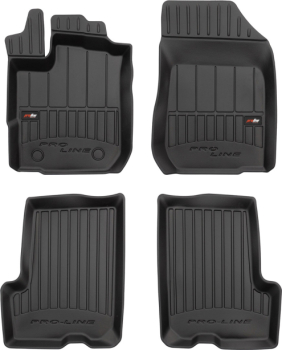 Гумові килимки в салон Renault Logan (mkII) 2012-2020; Dacia Logan (mkII) 2012-2020 (универсал) (Frogum Proline Premium)