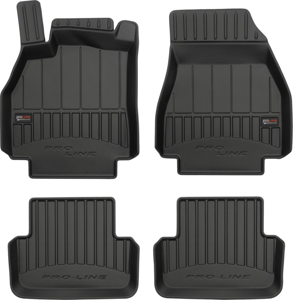 Резиновые коврики в салон Renault Megane (mkII) 2002-2008 (Frogum Proline Premium)