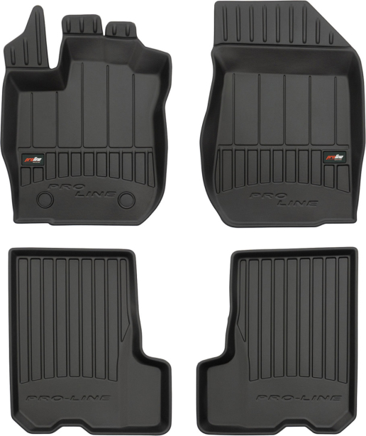 Гумові килимки в салон Renault Sandero (mkII) 2012-2020; Dacia Sandero (mkII) 2012-2020 (Frogum Proline Premium)