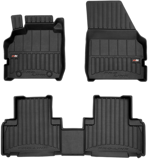 Резиновые коврики в салон Renault Scenic (mkII) 2003-2009 (Frogum Proline Premium)